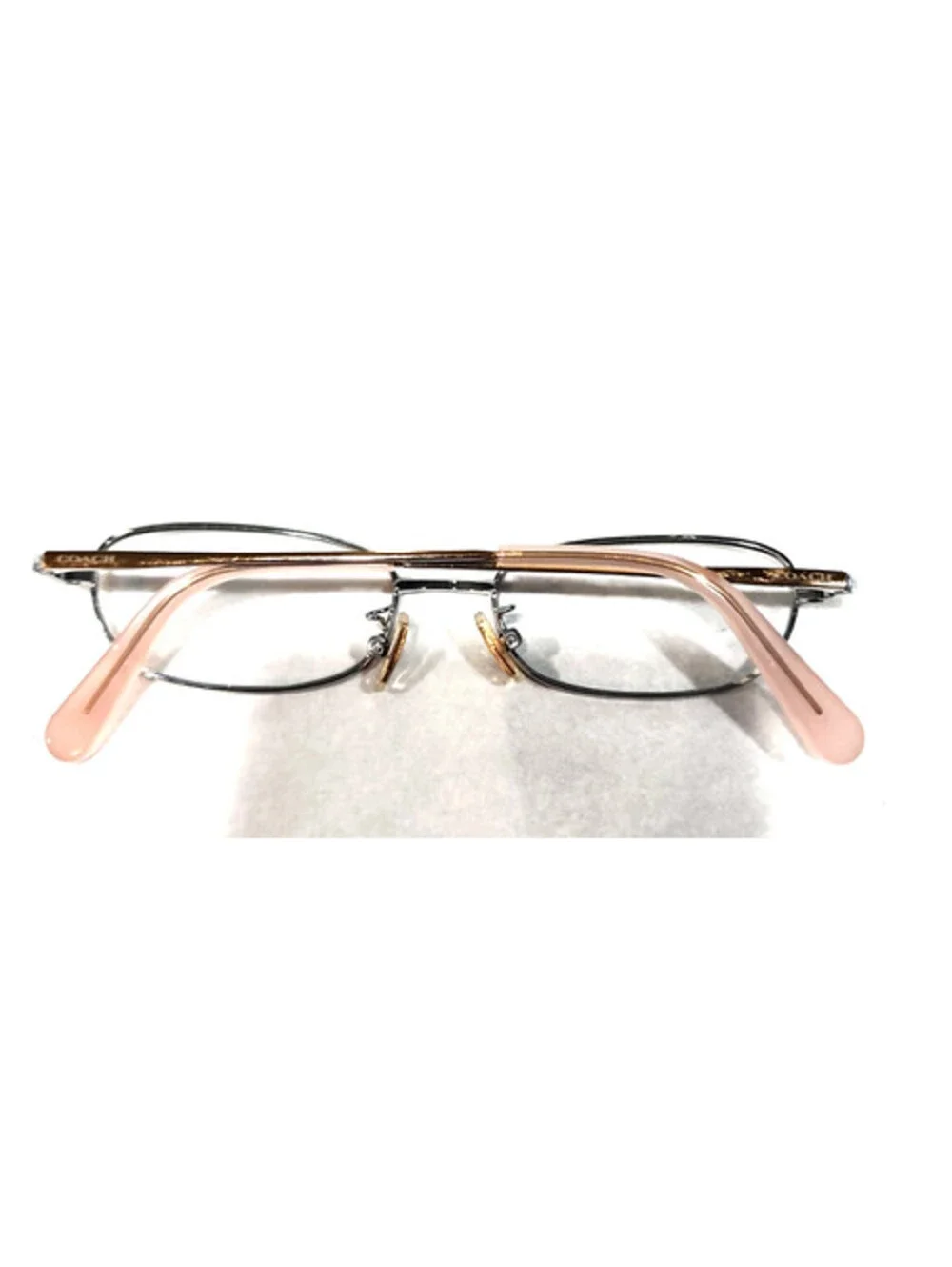 Coach HC5107 Rose Gold Silver Metal Eyeglasses 53-16 135